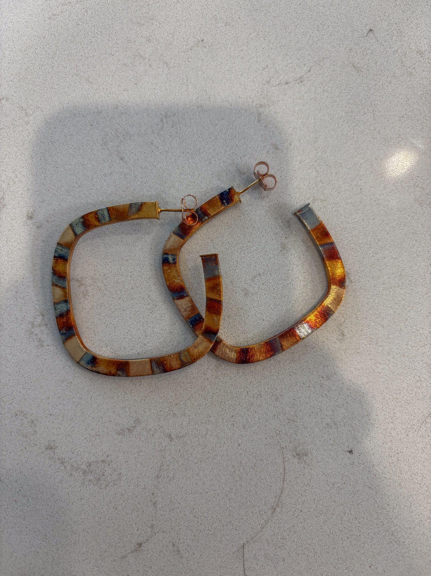 SQUARE EILSE HOOPS