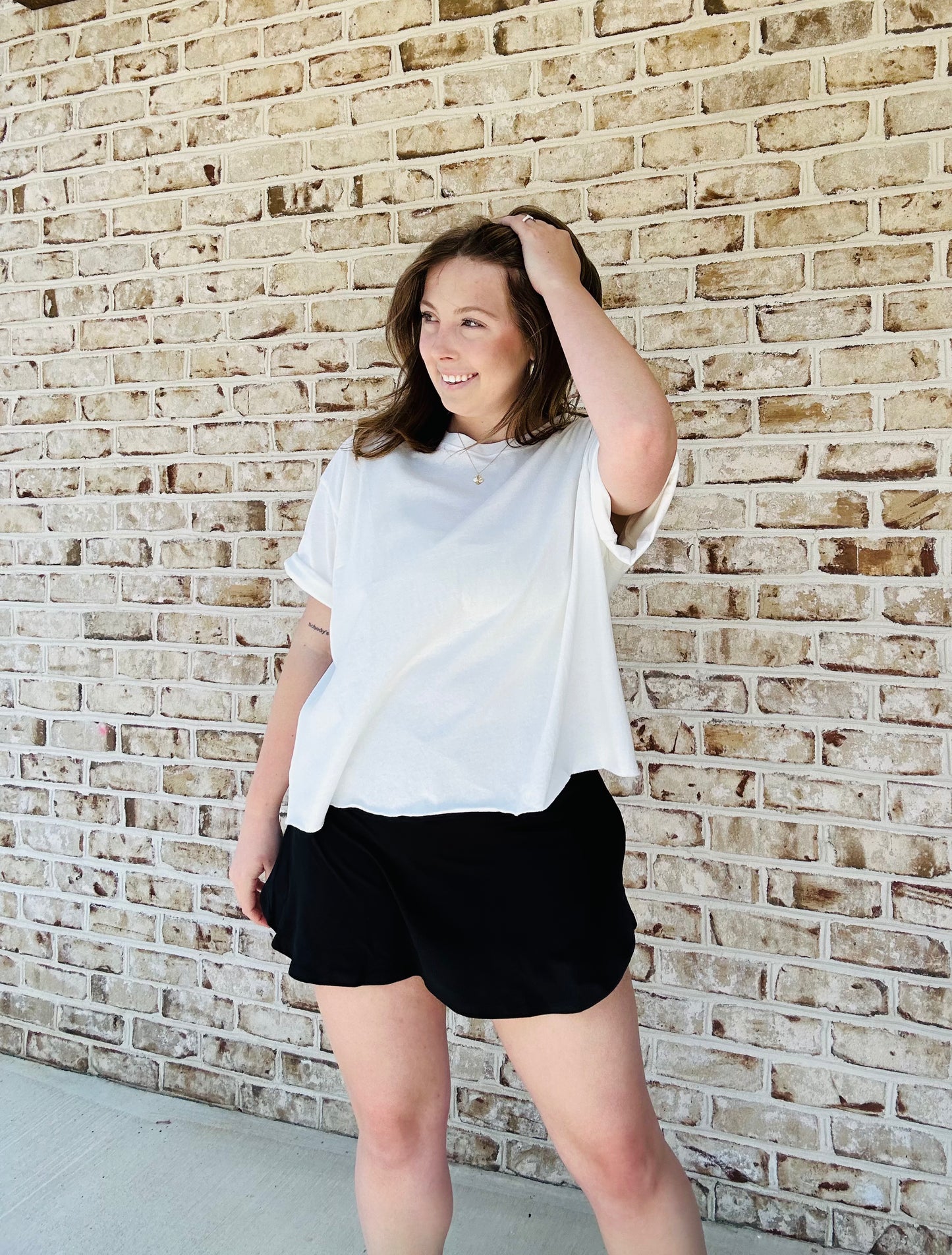 Black Butter Skort
