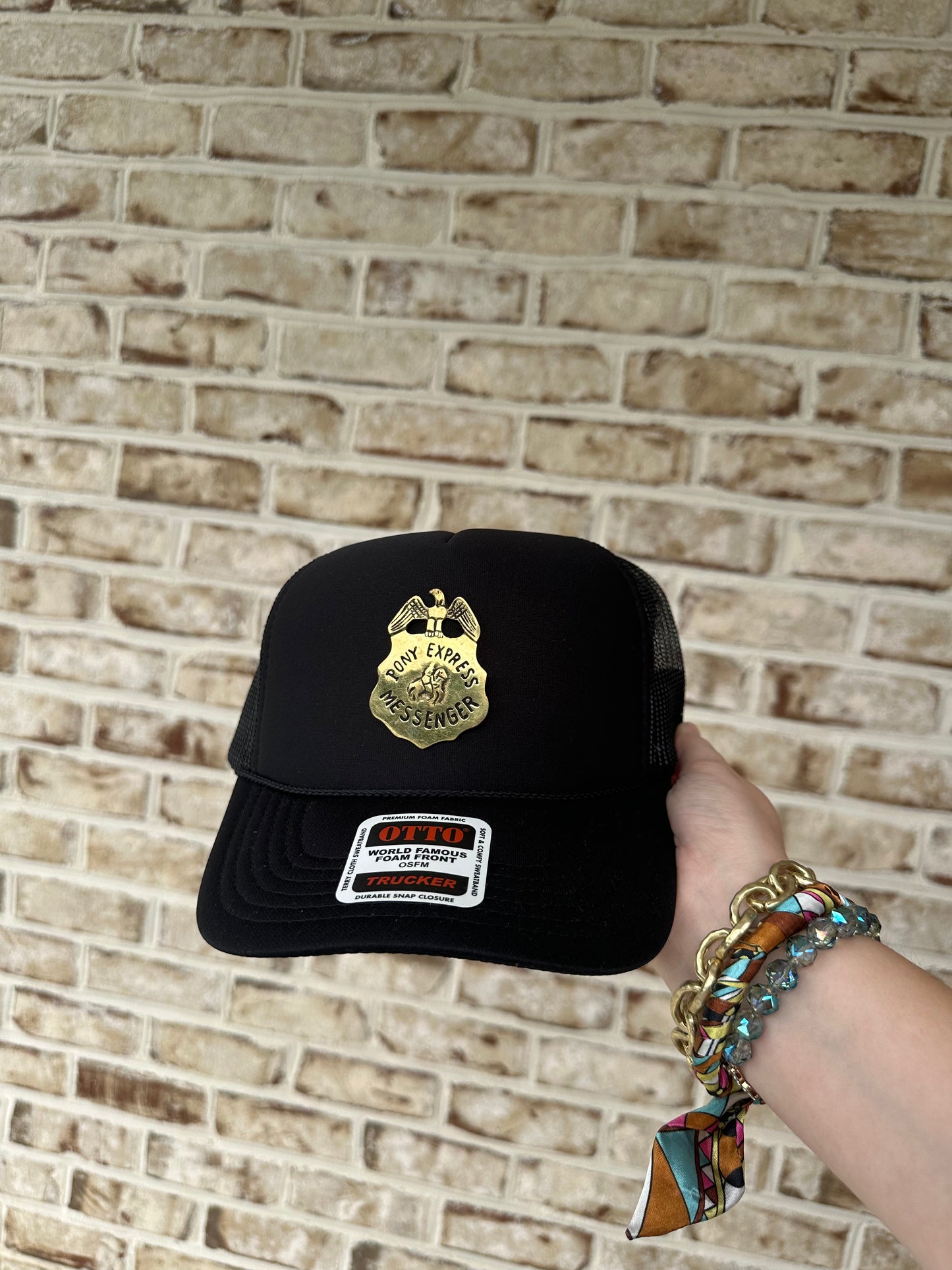 Badge Trucker Hat