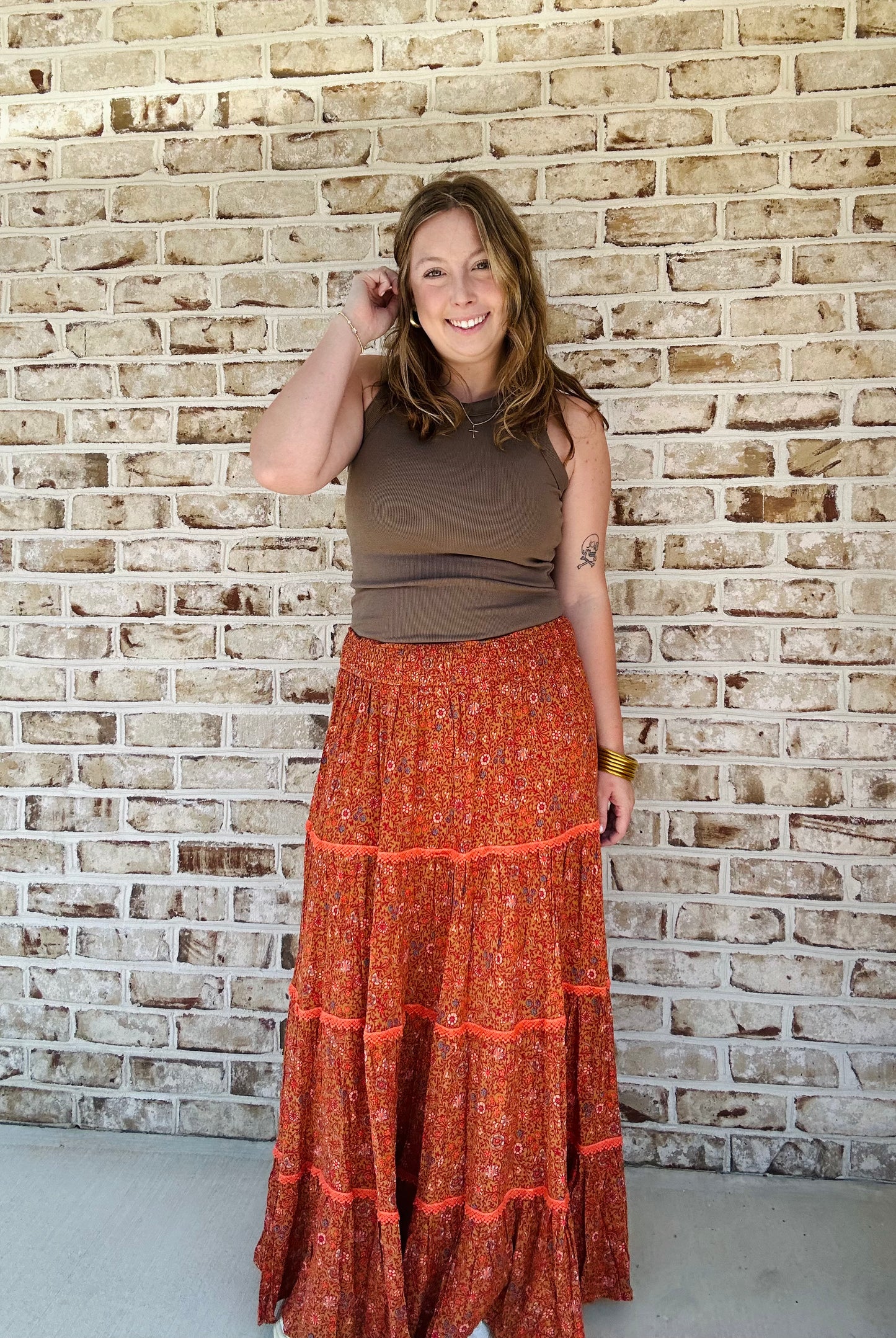 All in Fall Maxi Skirt