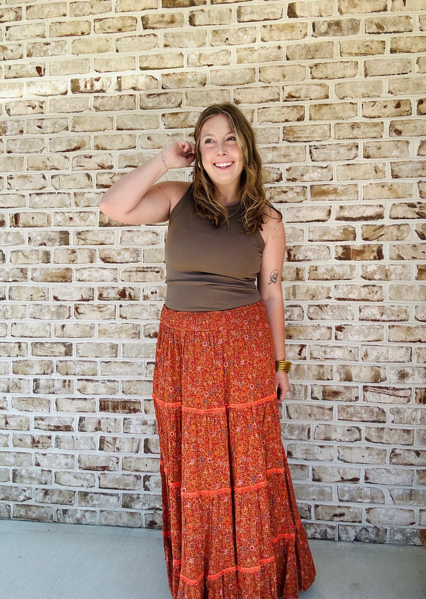 All in Fall Maxi Skirt
