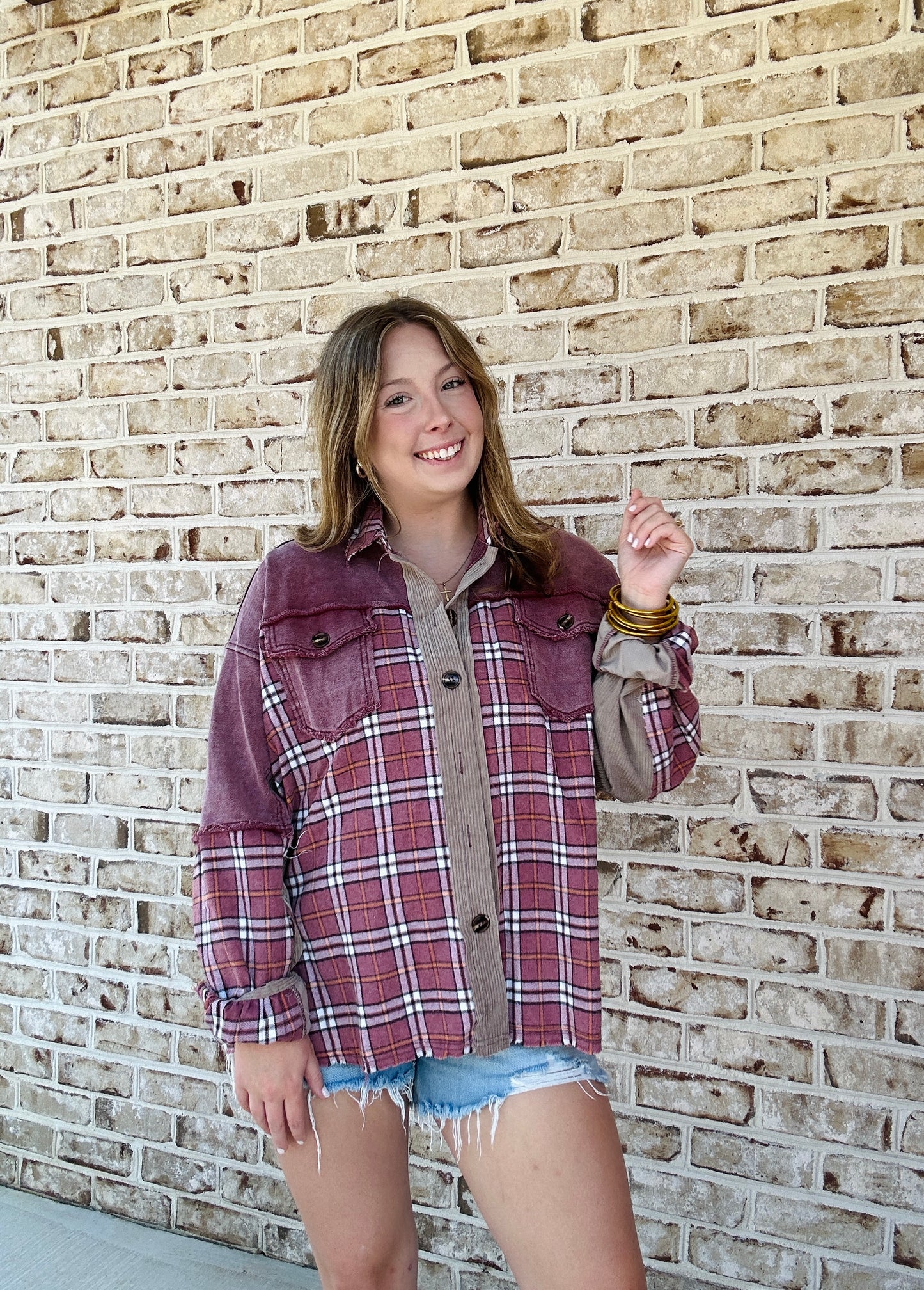 Mulberry Button Down