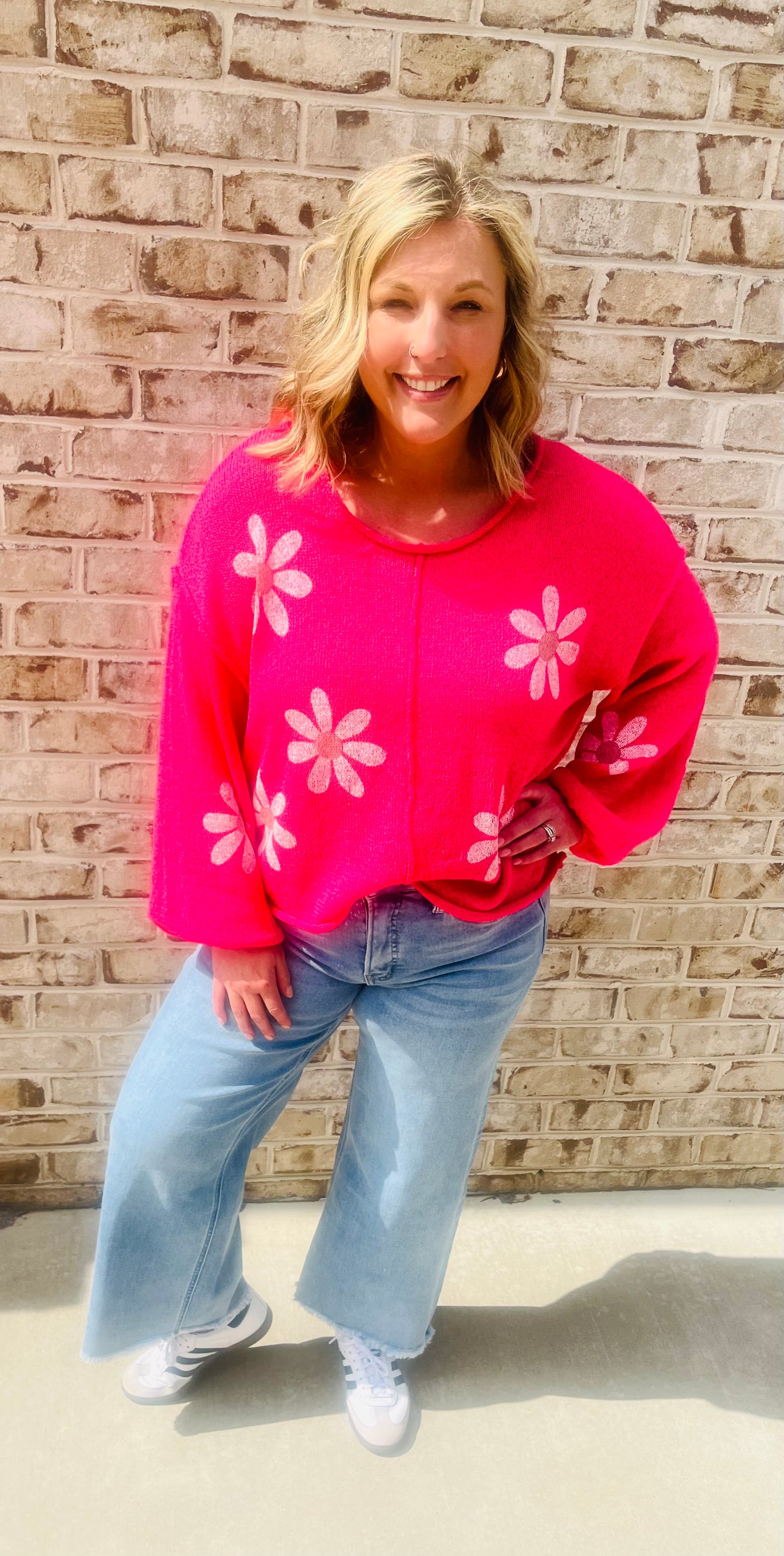 Pink Penny Sweater
