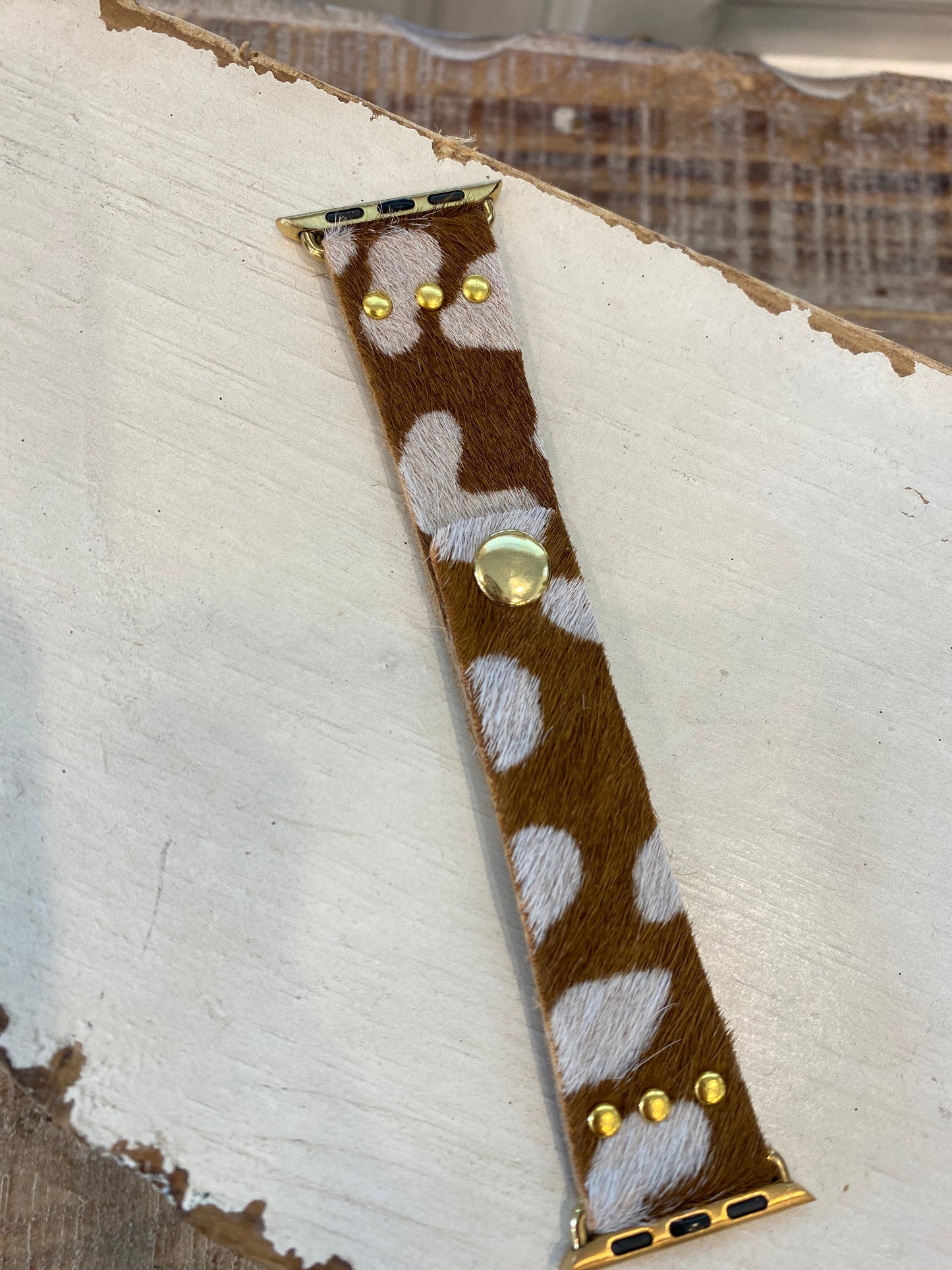 Cow print watch band 38/40mm