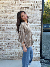 Load image into Gallery viewer, Melted Velvet Blouse
