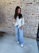 Load image into Gallery viewer, Clean Sapphire High &amp; Wide leg Cargo
