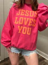 Load image into Gallery viewer, Jesus Loves You Crewneck
