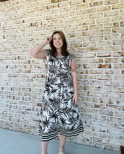 Palm Leaves Dress