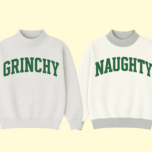 Grinchy Reversible Mock-Neck Sweatshirt (PRE-ORDER)
