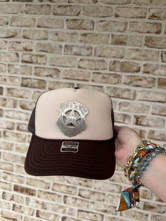 Badge Trucker Hat