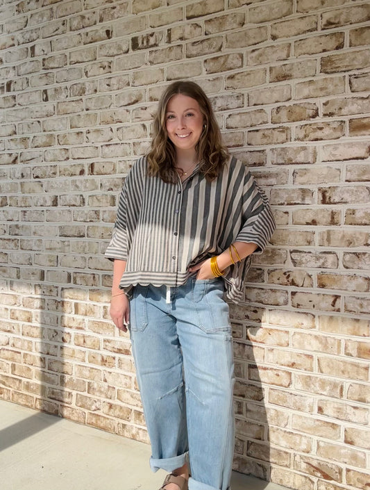 Maria Striped Blouse