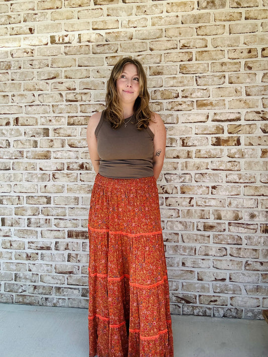 All in Fall Maxi Skirt