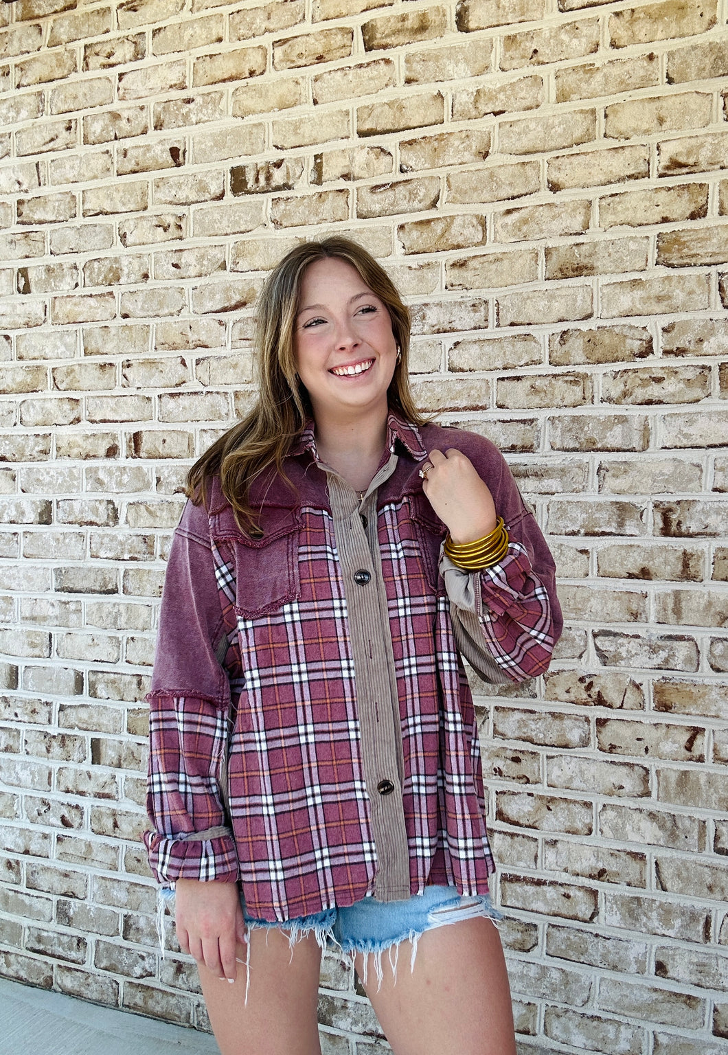 Mulberry Button Down