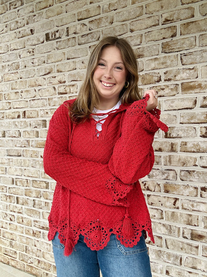 Boho Hooded Sweater