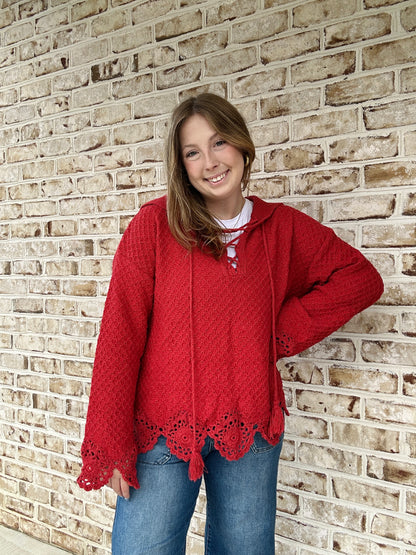 Boho Hooded Sweater