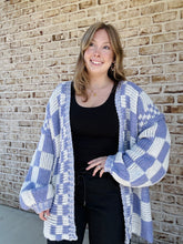 Load image into Gallery viewer, Checkered &amp; Cozy Cardigan
