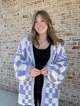 Load image into Gallery viewer, Checkered &amp; Cozy Cardigan
