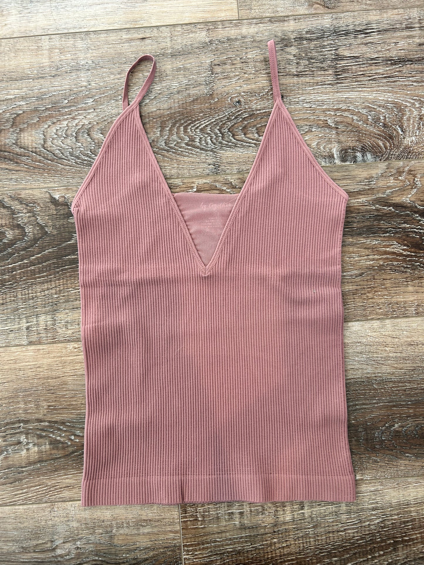 Spaghetti Strap Vneck Tank