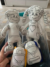 Load image into Gallery viewer, Color and Play Dolls
