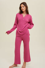 Load image into Gallery viewer, Flowy Knit Two Piece Lounge Set
