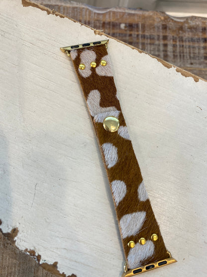 Cow print watch band 38/40mm