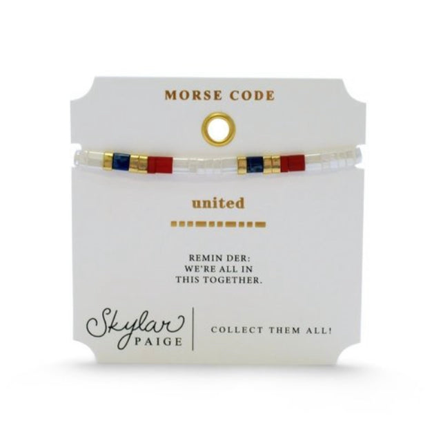 Morse Code Skylar Paige Bracelet