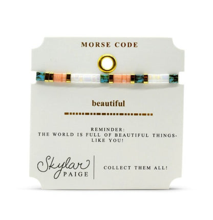 Morse Code Skylar Paige Bracelet