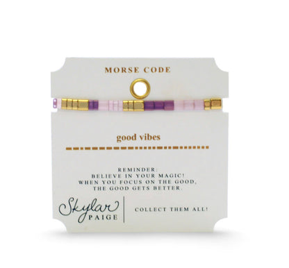 Morse Code Skylar Paige Bracelet