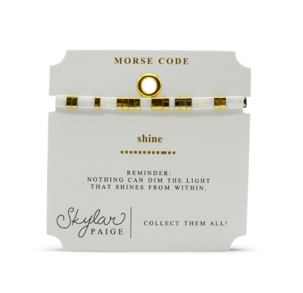 Morse Code Skylar Paige Bracelet