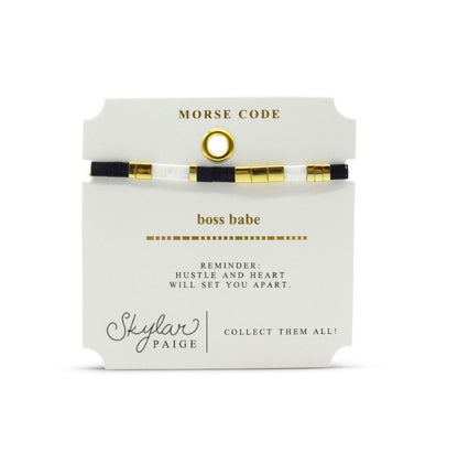 Morse Code Skylar Paige Bracelet