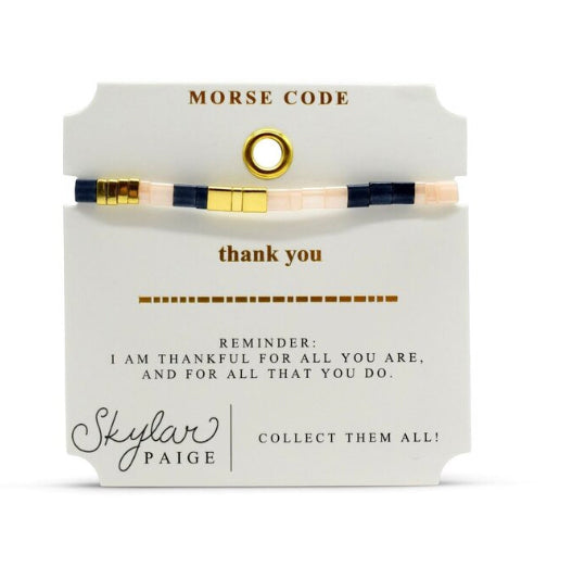 Morse Code Skylar Paige Bracelet