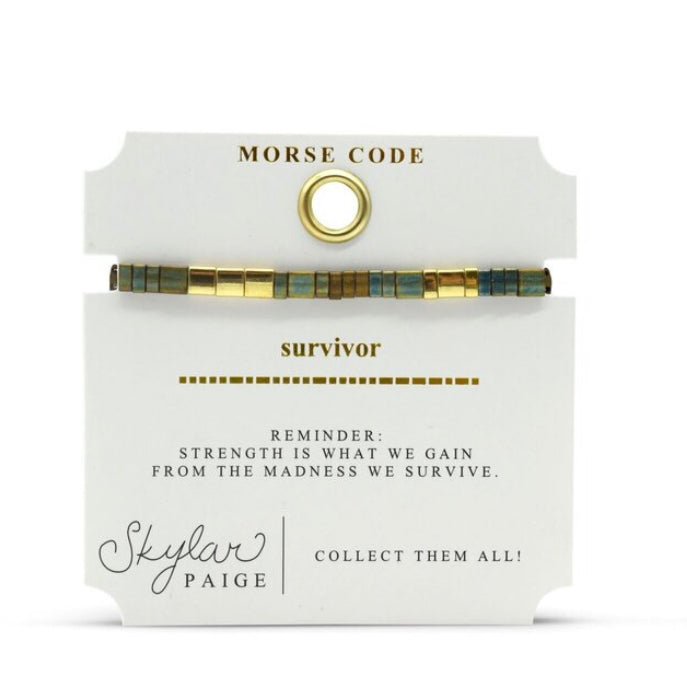 Morse Code Skylar Paige Bracelet