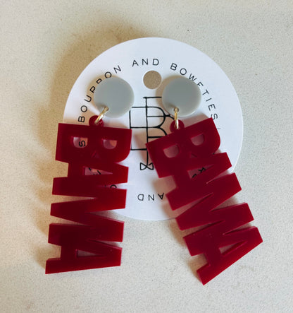 MIRRORED GAME DAY EARRINGS