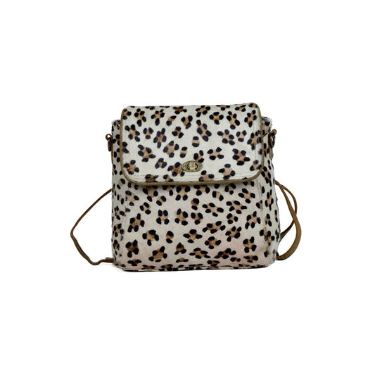 Myra Leopard Print Backpack