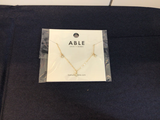 ABLE Triple Stella Drop Necklace