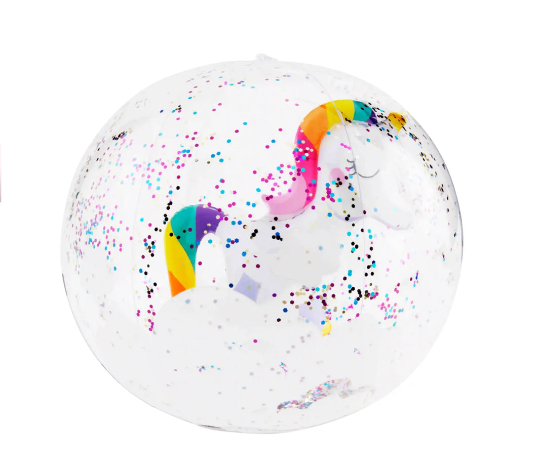 Glitter Filled Beach Balls