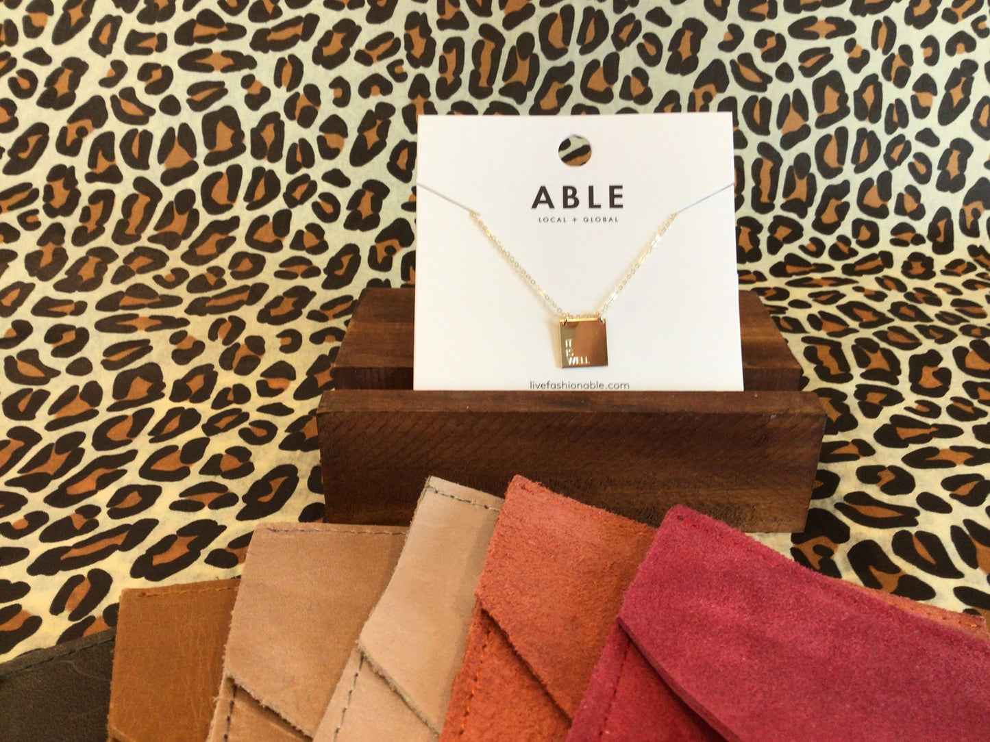 ABLE Gold 'It Is Well' Necklace